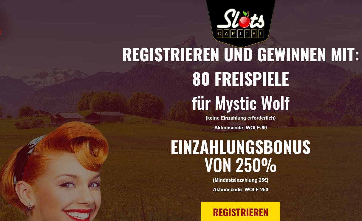 Slots Capital AT 80 Free
                                        Spins (Austria)